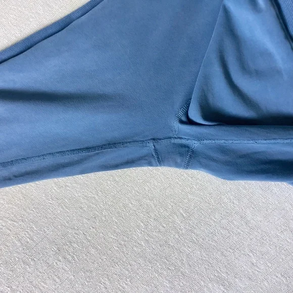 Free People Movement Hot Shots Cotton Jersey Pants Woman Medium Apres Blue - Picture 13 of 15